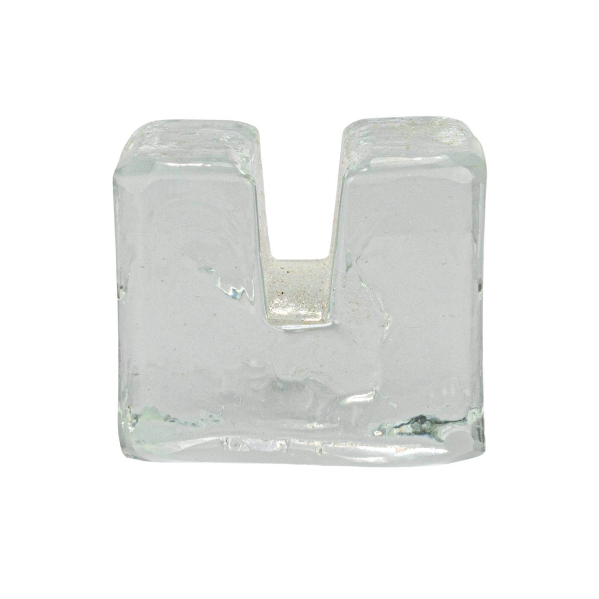 Hello Honey® Clear Glass Cube Place Card Holders with Paper Cards, 6ct.